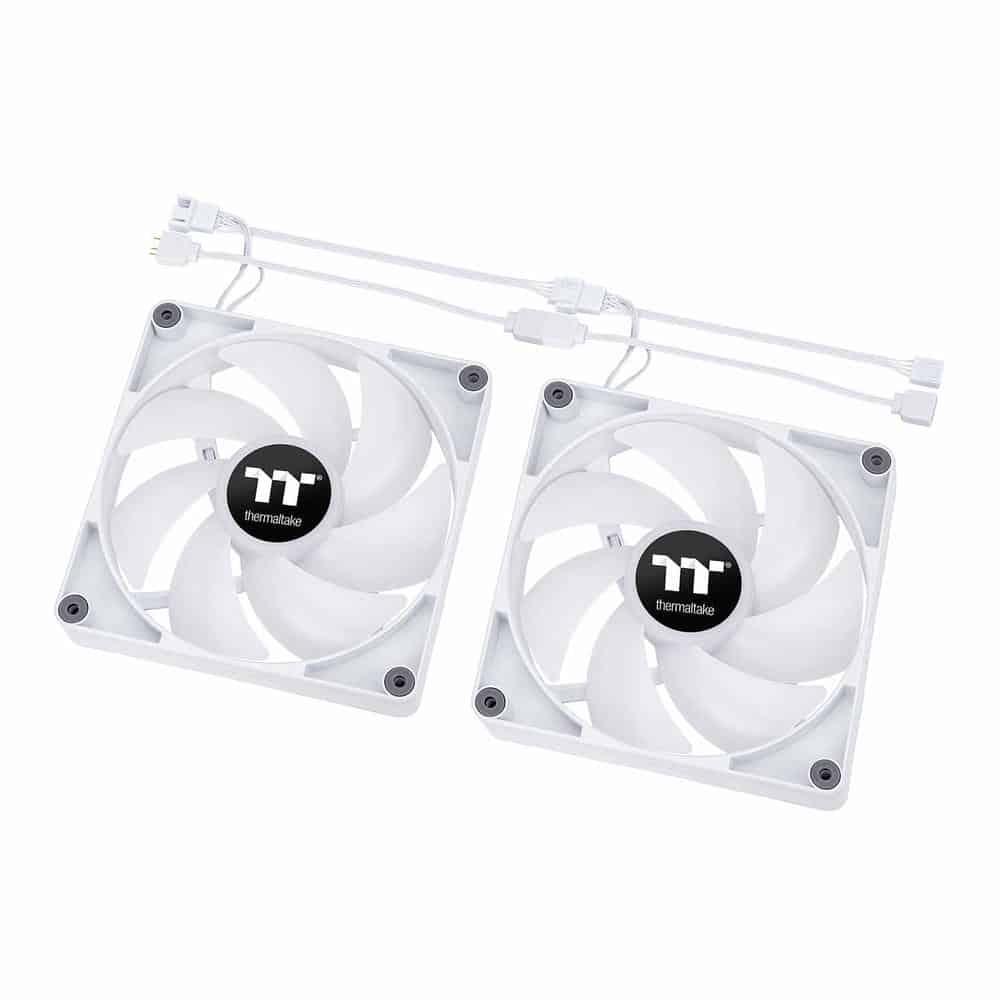 (image for) Thermaltake CT120 ARGB Sync 120mm White Fan 2-Pack